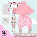Boneca Bebê Reborn Doce Gatinha 55cm